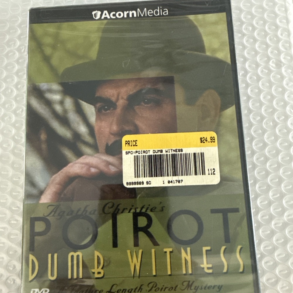 Poirot - Dumb Witness - DVD‎ - Brand New Sealed